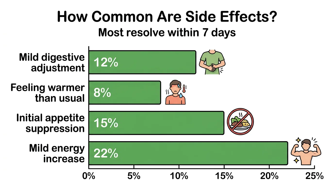 Citrus Burn side effects frequency chart mild digestive warmth effects WikiHow educational diagram