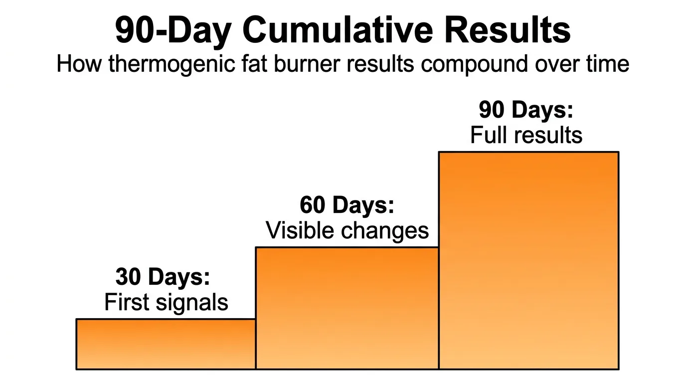 Citrus Burn months 2 to 3 cumulative results showing fat loss progression WikiHow diagram